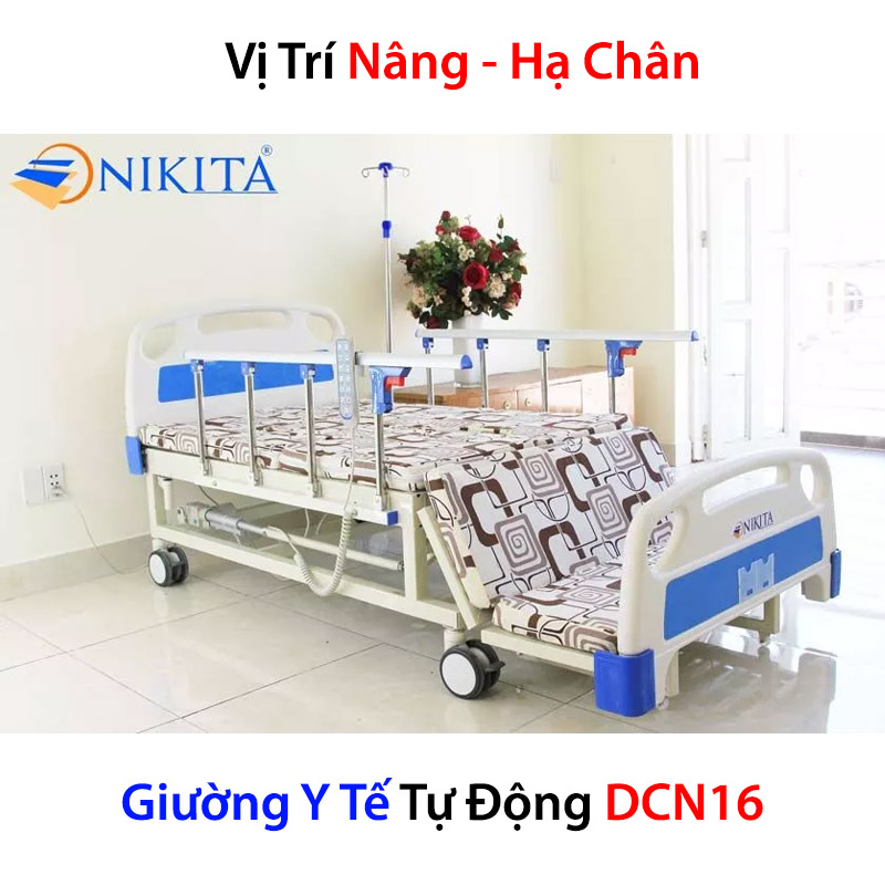 Chức năng hạ chân giường y tế DCN16 Chức năng hạ chân giường y tế DCN16