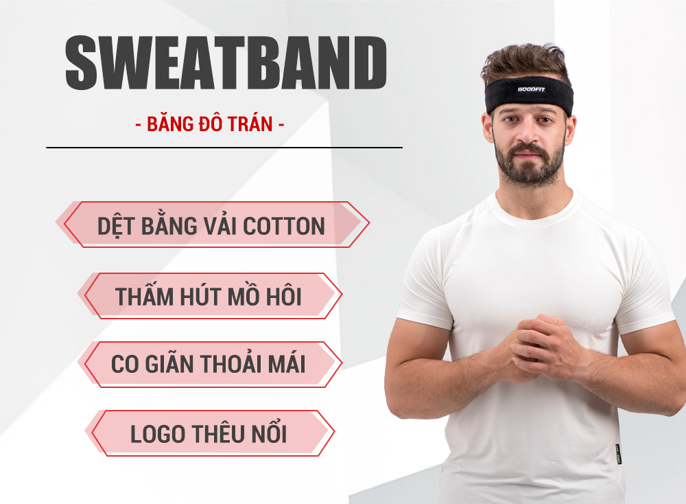 Băng đô thể thao băng đô thể thao headband nam nữ
