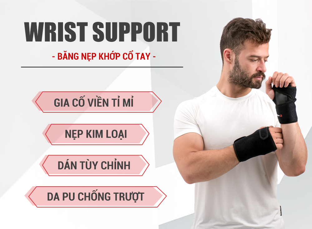 nẹp cổ tay GoodFit GF304W nẹp cổ tay GoodFit GF304W