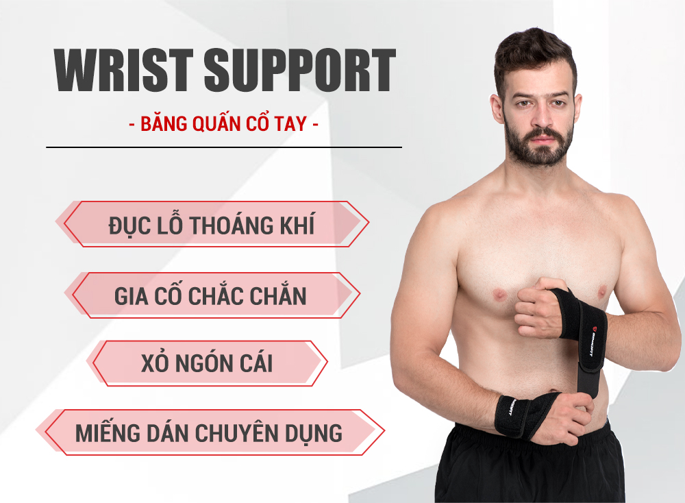 Băng quấn cổ tay băng quấn cổ tay xỏ ngón