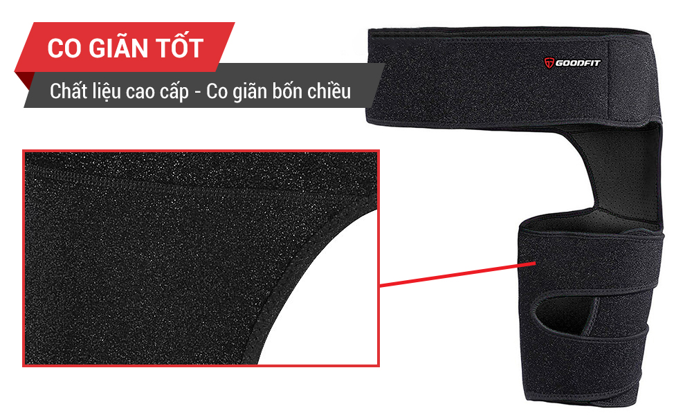 Đai bảo vệ đùi, khung chậu, khớp háng GoodFit GF501T Đai bảo vệ đùi, khung chậu, khớp háng GoodFit GF501T