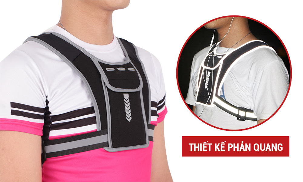 Vest nuoc chay bo mini toi gian sieu gon GoodFit GF302RV 5 Vest nuoc chay bo mini toi gian sieu gon GoodFit GF302RV 5