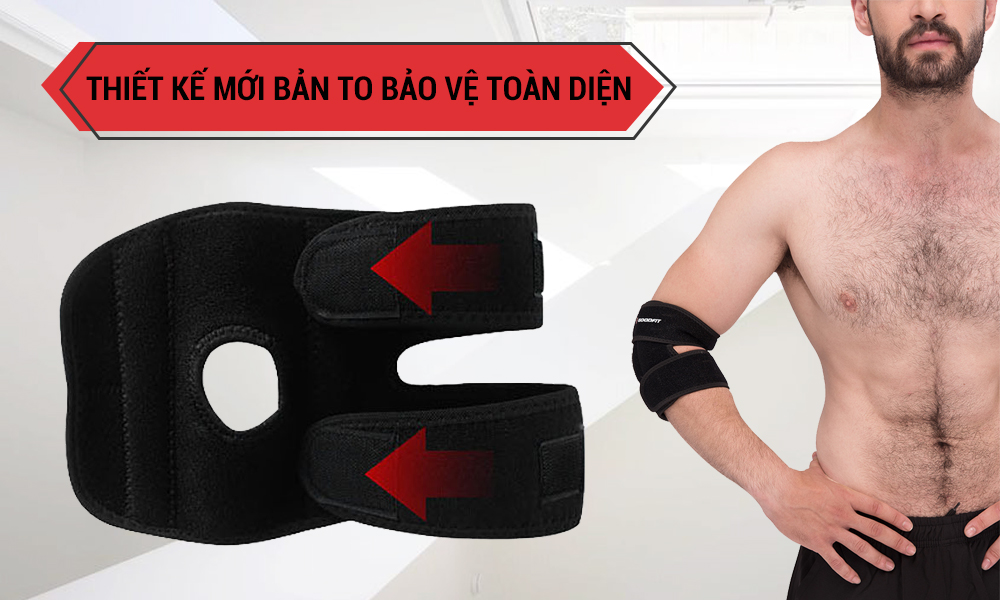 Băng bảo vệ khuỷu tay GoodFit GF401E 1 bang bao ve khuyu tay 1 3