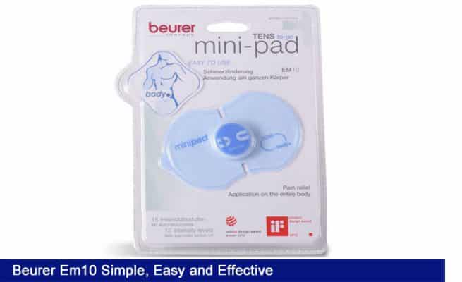 Máy massage xung điện cơ thể mini Beurer EM10