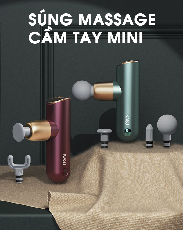 Máy massage gun cầm tay cao cấp KASJ A3