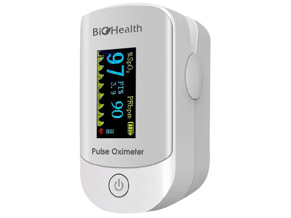 Hình ảnh máy đo nồng độ oxy trong máu Spo2 Biohealth Oxy 303 Hình ảnh máy đo nồng độ oxy trong máu Spo2 Biohealth Oxy 303