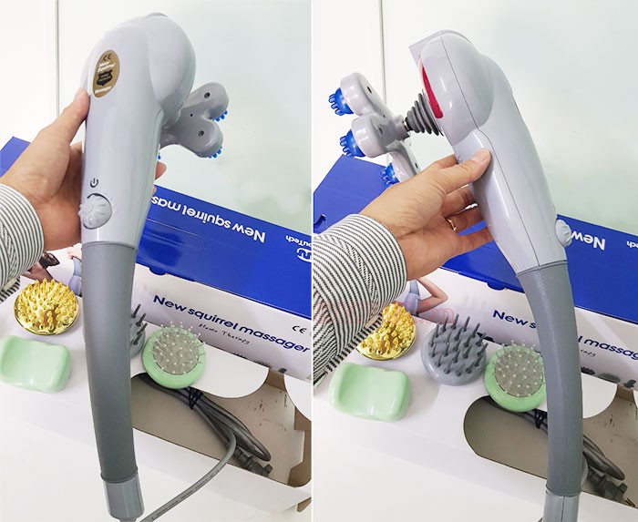 máy massage cầm tay Hàn Quốc Welbutech Squirrel V-999