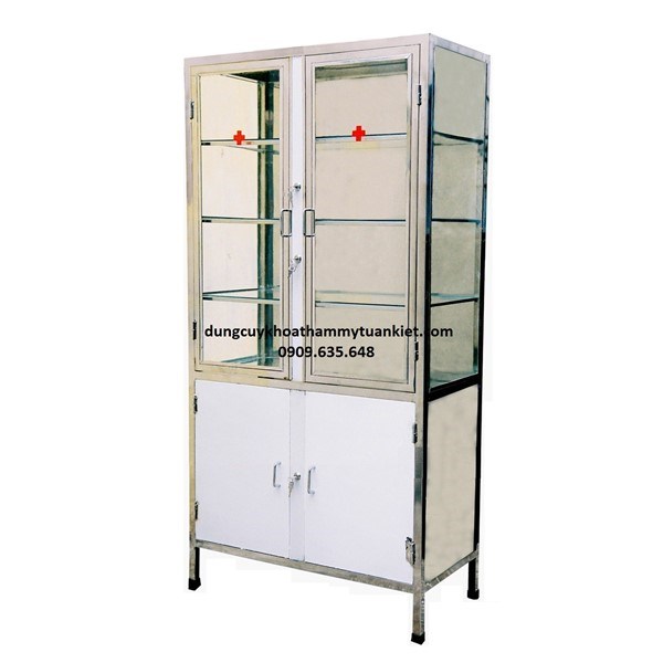 Tủ thuốc y tế inox lớn Tủ thuốc y tế inox lớn
