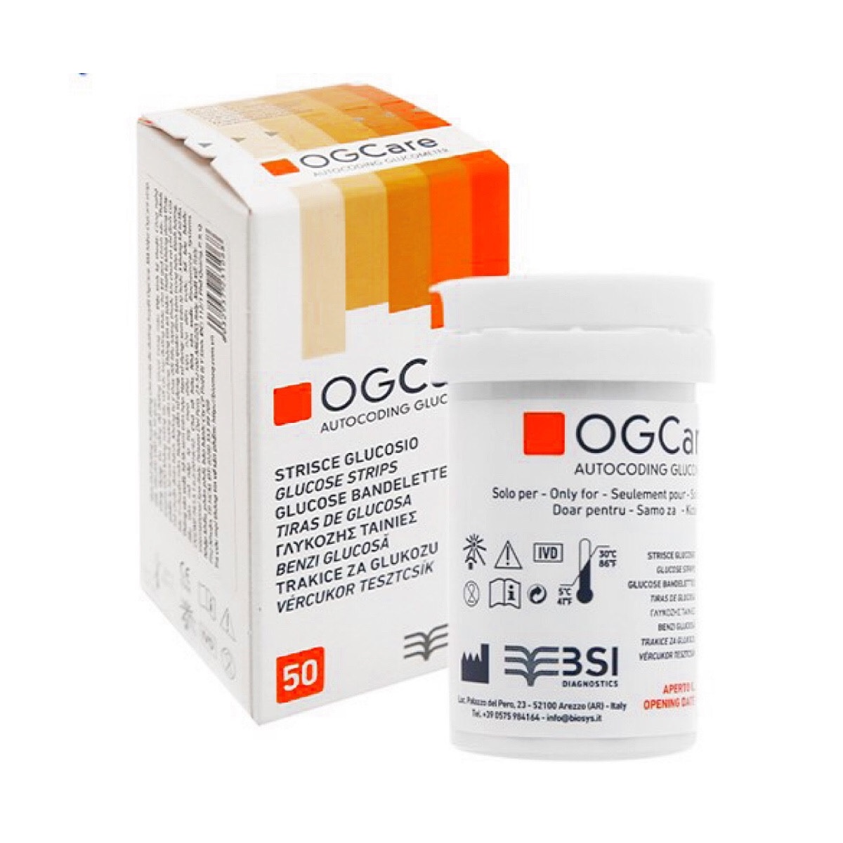 Que thử đường huyết OGCare 50 que Que thử đường huyết OGCare 50 que