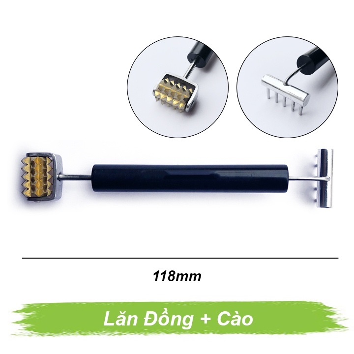 Lăn đồng + cào 2 đầu Lăn đồng + cào 2 đầu