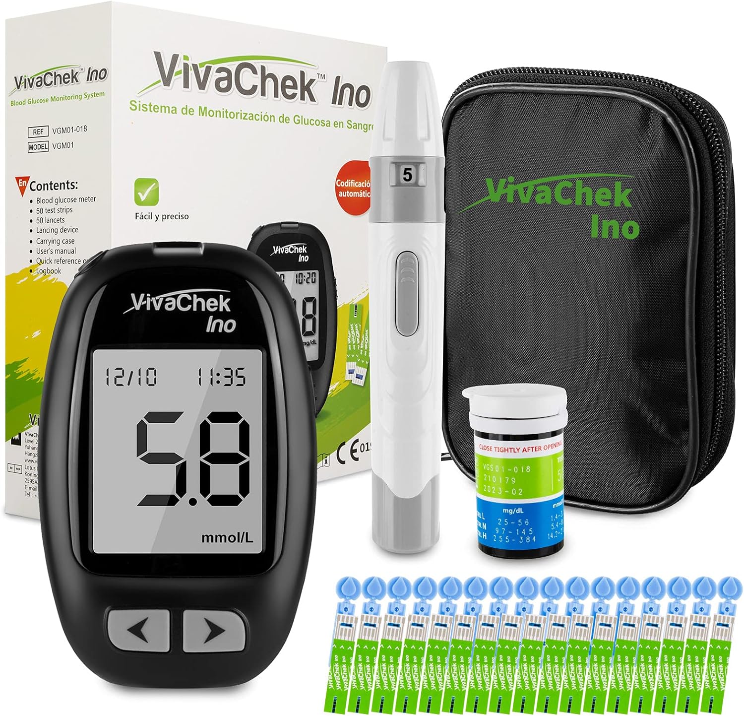 Máy đo đường huyết VivaChek Ino Máy đo đường huyết VivaChek Ino
