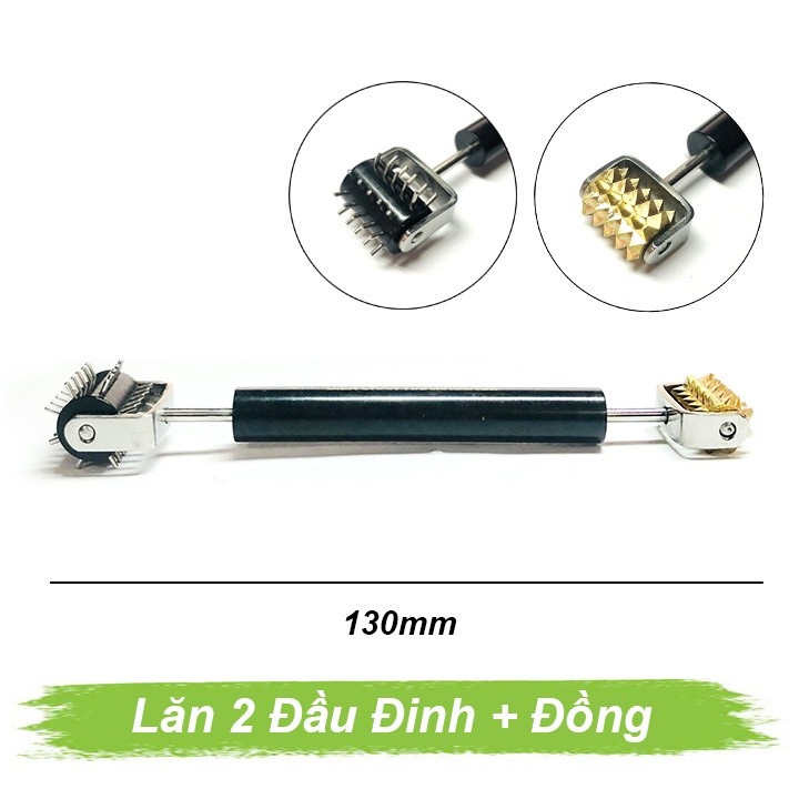 Thanh lăn đinh + đồng gai 2 đầu Thanh lăn đinh + đồng gai 2 đầu