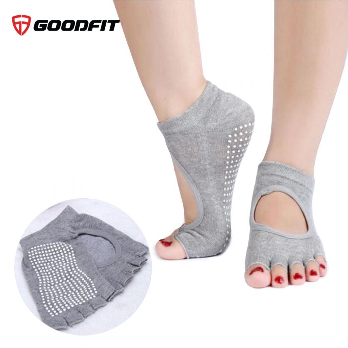 Tất tập Yoga, múa ba lê chống trơn trượt hở ngón GoodFit GF002YS Tất tập Yoga, múa ba lê chống trơn trượt hở ngón GoodFit GF002YS