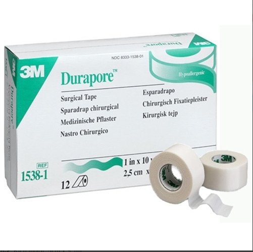 Băng keo lụa y tế 3M Durapore Surgical Tape 1538 Băng keo lụa y tế 3M Durapore Surgical Tape 1538