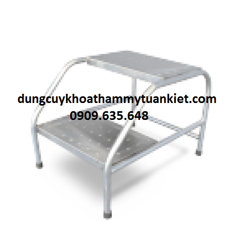 Bục y tế inox 2 tầng loại dày Bục y tế inox 2 tầng loại dày