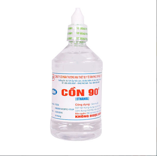 Cồn 90 độ 500 ml Cồn 90 độ 500 ml