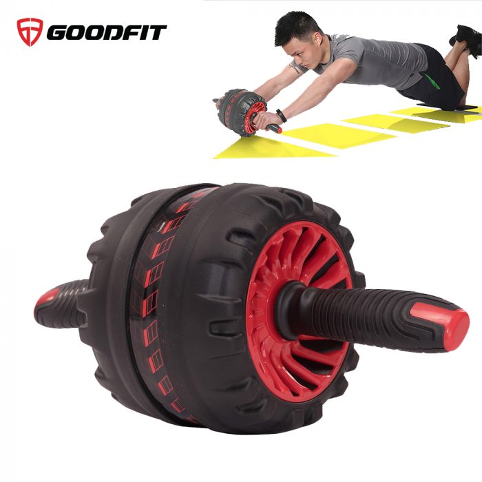 Con lăn tập bụng AB Roller có lò xo trợ lực GoodFit Con lăn tập bụng AB Roller có lò xo trợ lực GoodFit