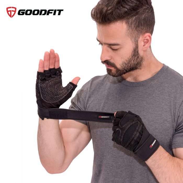 Găng tay tập gym có quấn GoodFit GF201G Găng tay tập gym có quấn GoodFit GF201G