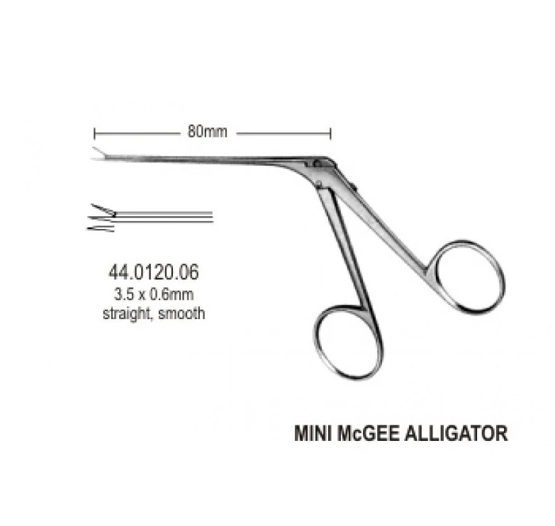 Kẹp gắp dị vật tai Alligator Hilbro Kẹp gắp dị vật tai Alligator Hilbro