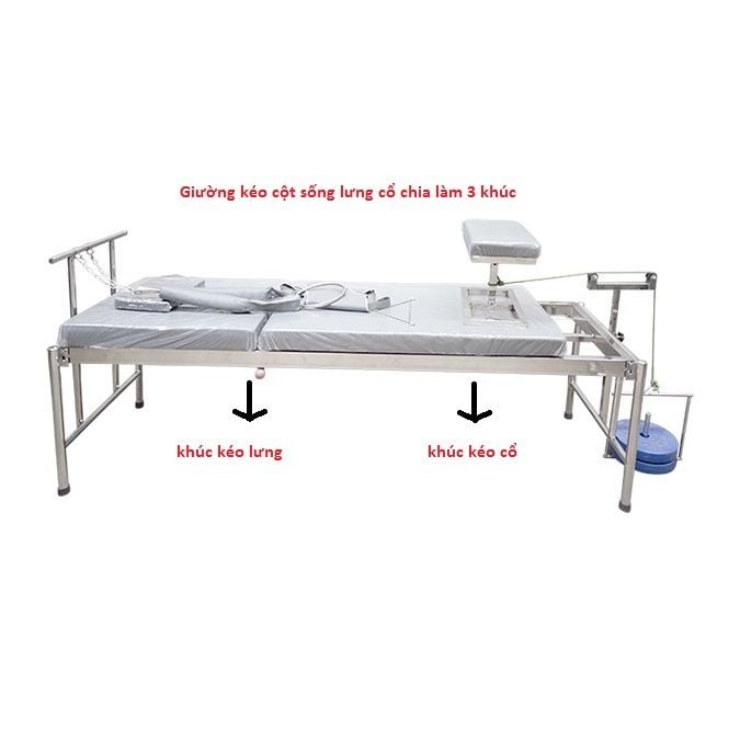 Giường kéo giãn cột sống lưng - cột sống cổ Giường kéo giãn cột sống lưng - cột sống cổ