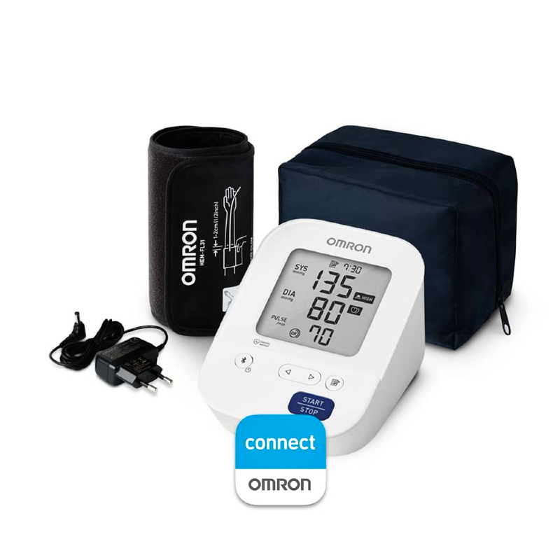 Máy đo huyết áp tự động Bluetooth HEM-7156T-A Máy đo huyết áp tự động Bluetooth HEM-7156T-A