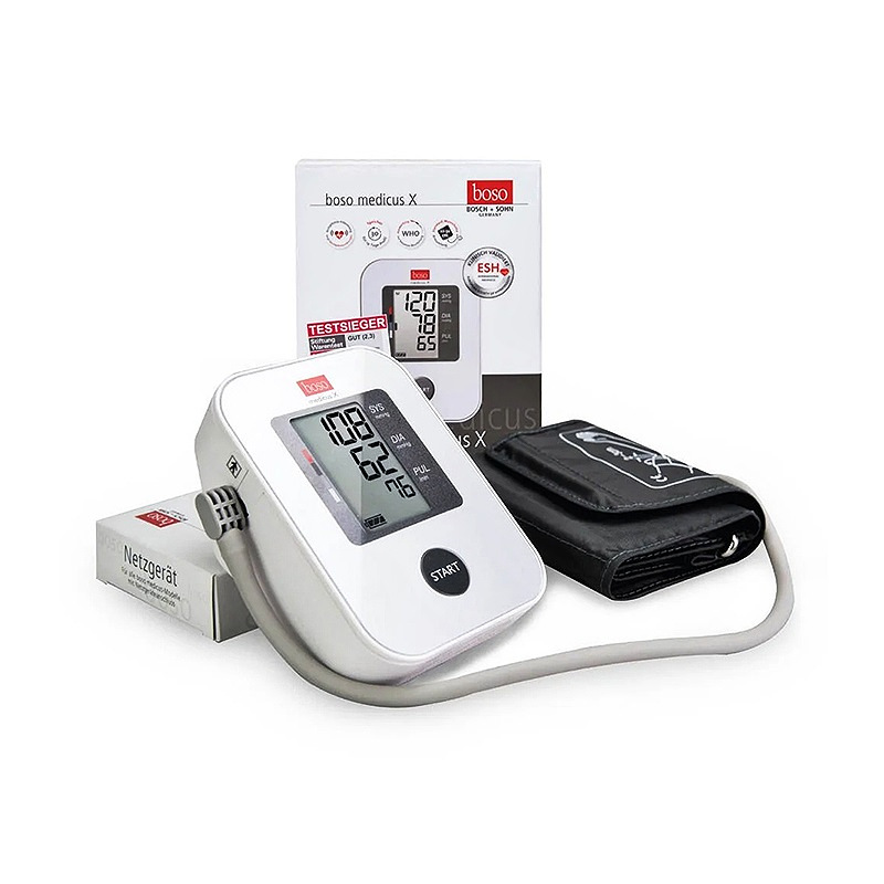 Máy đo huyết áp Bắp tay tự động Boso Medicus X Máy đo huyết áp Bắp tay tự động Boso Medicus X