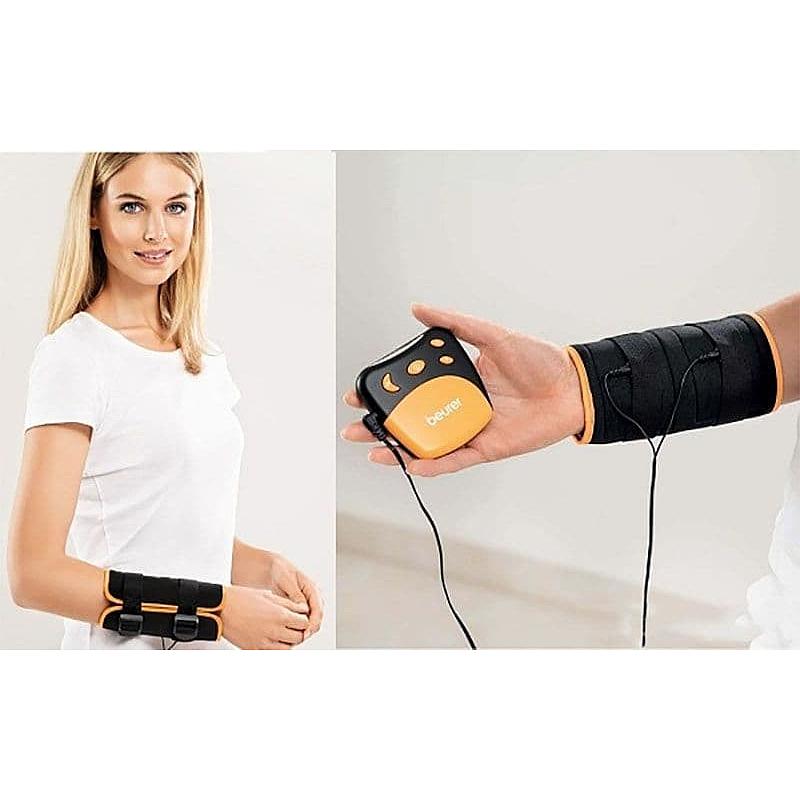 Máy điện xung điều trị giảm đau cổ tay và cẳng tay Beurer EM28 Máy điện xung điều trị giảm đau cổ tay và cẳng tay Beurer EM28