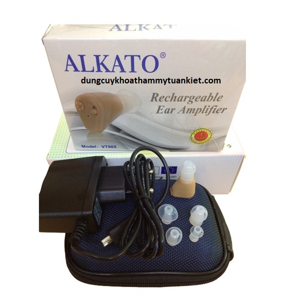 Máy trợ thính nhét tai pin sạc Alkato VT905 Máy trợ thính nhét tai pin sạc Alkato VT905