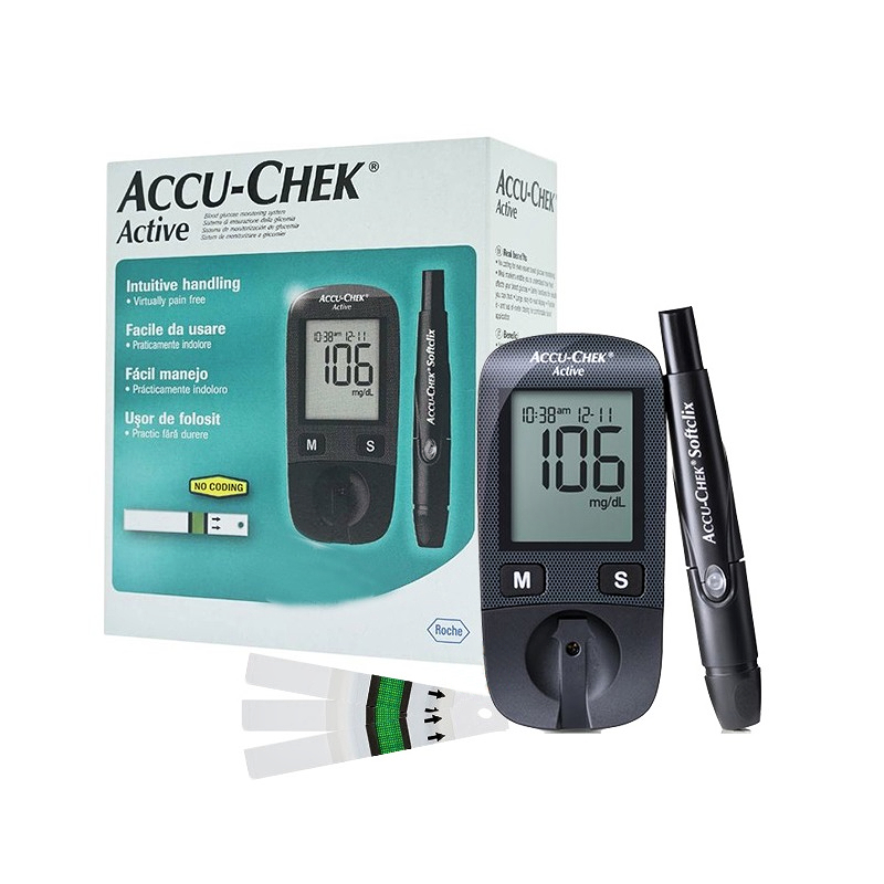 Máy đo đường huyết Accu-Chek Active Máy đo đường huyết Accu-Chek Active
