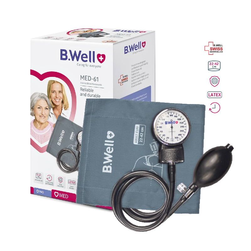 Máy đo huyết áp cơ B.Well Swiss MED-61 Máy đo huyết áp cơ B.Well Swiss MED-61