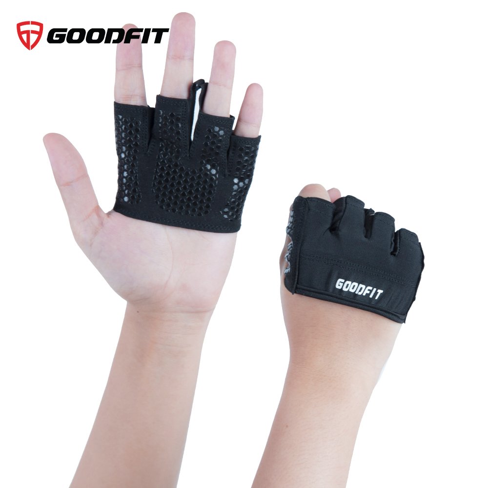 Găng tay tập gym nữ xỏ ngón GoodFit GF204G Găng tay tập gym nữ xỏ ngón GoodFit GF204G
