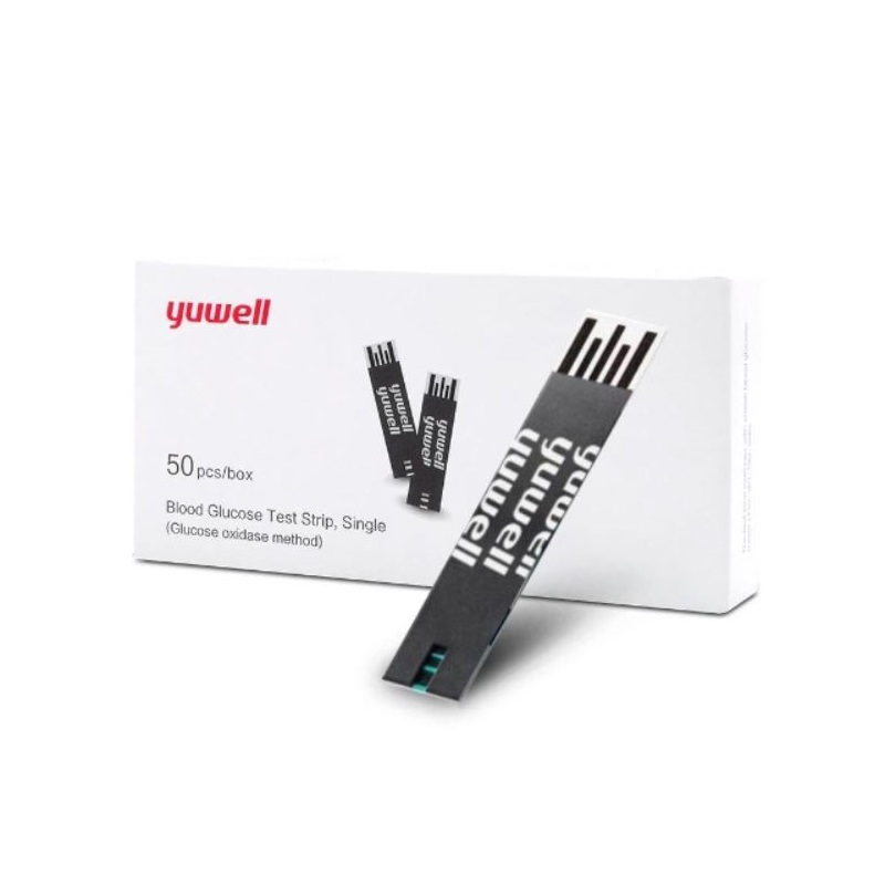Que thử đường huyết Yuwell 590 hộp 50 que Que thử đường huyết Yuwell 590 hộp 50 que