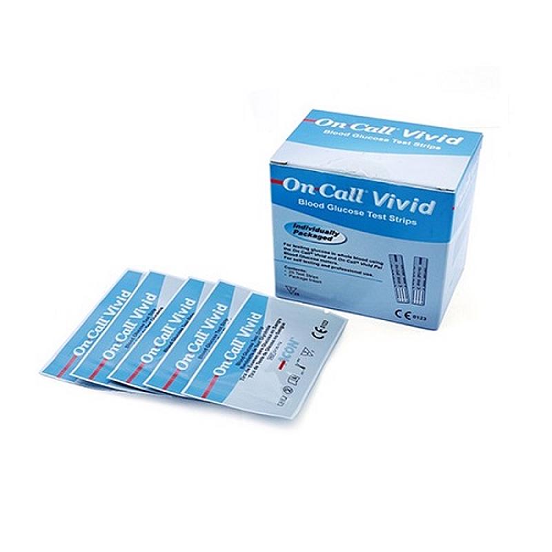 Que thử đường huyết On call Vivid Que thử đường huyết On call Vivid