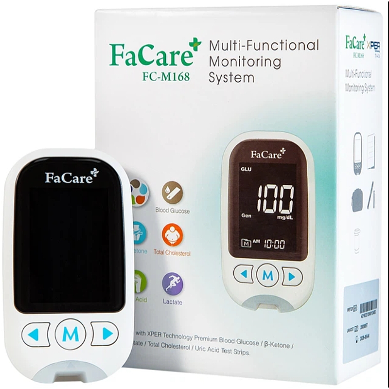 Máy đo 5 in 1 FaCare+ FC-M168 (TD-4216) Bluetooth Máy đo 5 in 1 FaCare+ FC-M168 (TD-4216) Bluetooth
