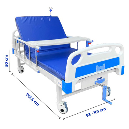 Giường Y Tế 1 Tay Quay Không Bô OROMI ZL-SYA2-I Giường Y Tế 1 Tay Quay Không Bô OROMI ZL-SYA2-I