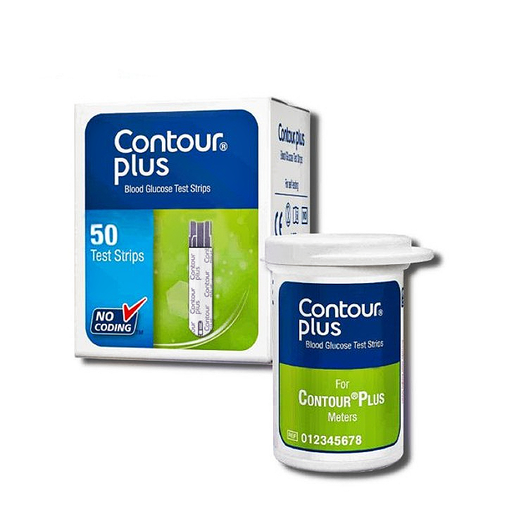 Que thử đường huyết Bayer Contour Plus 50 Que thử đường huyết Bayer Contour Plus 50