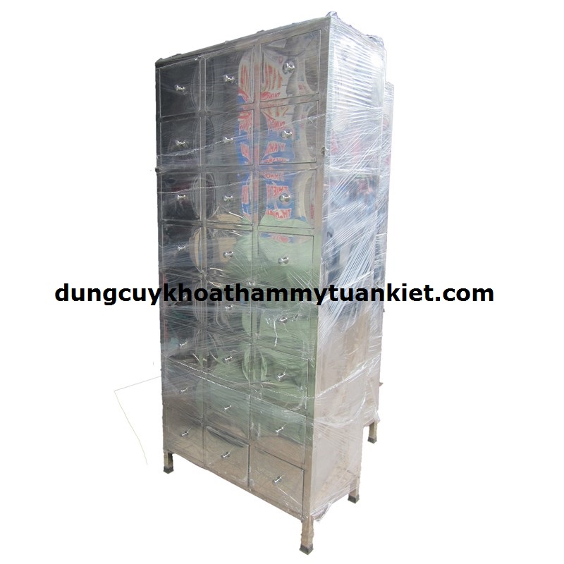Tủ thuốc đông y bằng inox Tủ thuốc đông y bằng inox