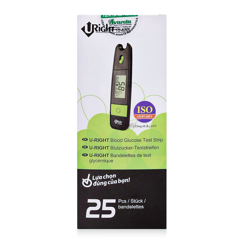 Que thử đường huyết URight TD-4265/TD-4267 Que thử đường huyết URight TD-4265/TD-4267