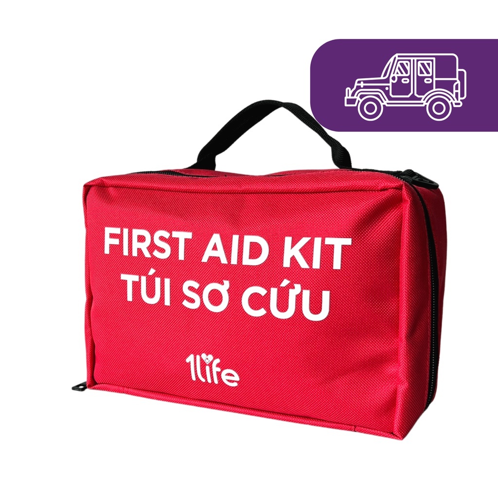 Túi sơ cứu y tế cho xe ô tô 1Life hơn 200 dụng cụ - Car First Aid Kit Túi sơ cứu y tế cho xe ô tô 1Life hơn 200 dụng cụ - Car First Aid Kit