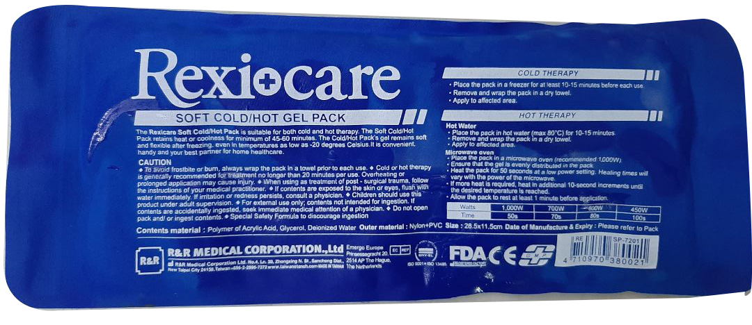 Túi chườm đa năng R&R RexiCare M có kích thước rất nhỏ gọn Túi chườm đa năng R&R RexiCare M có kích thước rất nhỏ gọn