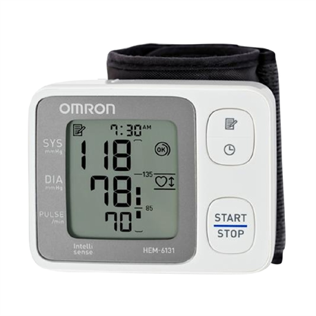  Máy đo huyết áp cổ tay tự động Omron HEM-6181