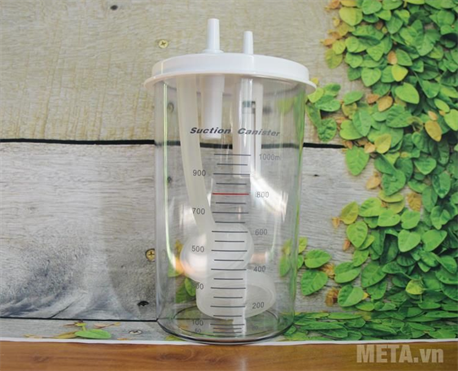 Bình Chứa Dịch Trong Máy Hút Đàm 1000ml