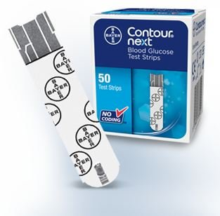 QUE THỬ ĐƯỜNG HUYẾT BAYER CONTOUR NEXT