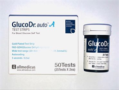 LỌ 25 QUE THỬ ĐƯỜNG HUYẾT GLUCO DR AUTO 