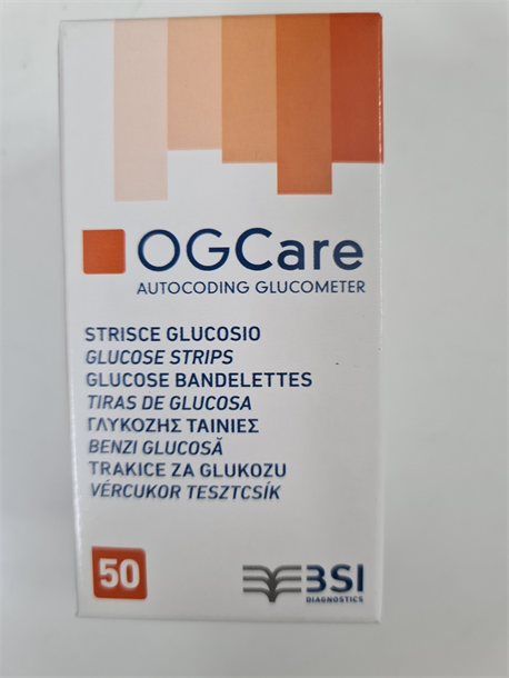 Hộp 50 que thử đường huyết OGCARE-Italia-date xa