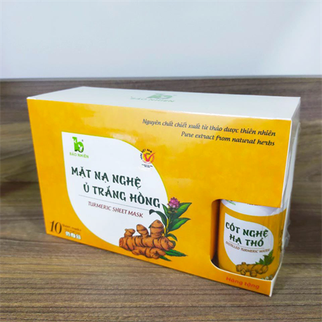 Mặt Nạ Nghệ Ủ Trắng Hồng