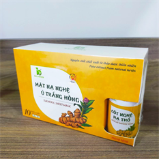 Mặt Nạ Nghệ Ủ Trắng Hồng