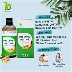 Cốt Gừng Hạ Thổ Bảo Nhiên giúp xẹp bụng, tan mỡ và giảm đau nhức (330ml)