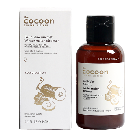 Gel bí đao rửa mặt giảm dầu và mụn ẩn Cocoon