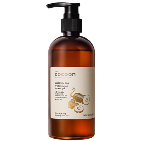 Gel tắm bí đao trị mụn lưng Cocoon 300ml